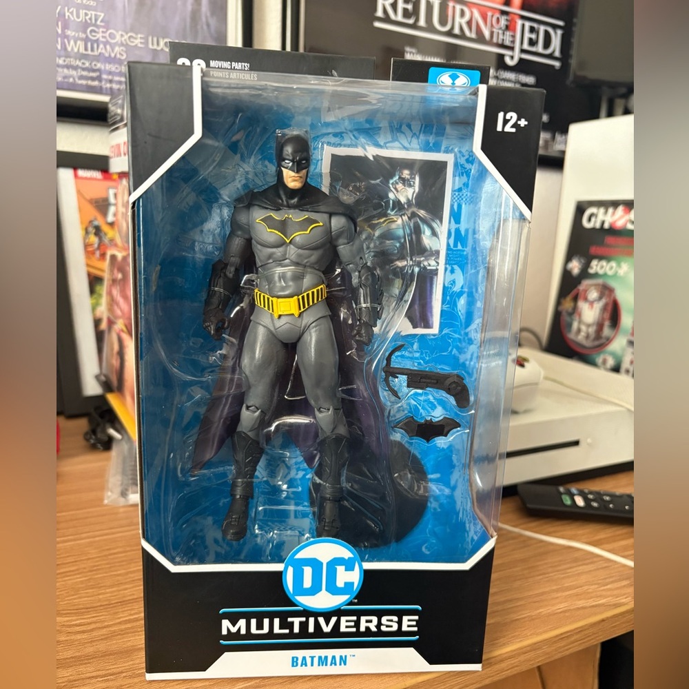 DC Multiverse Batman Action Figure - Gray and Yellow